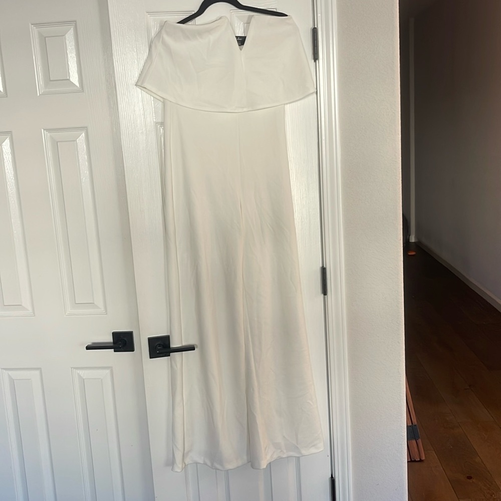 Lulu’s jumpsuit and white worn once